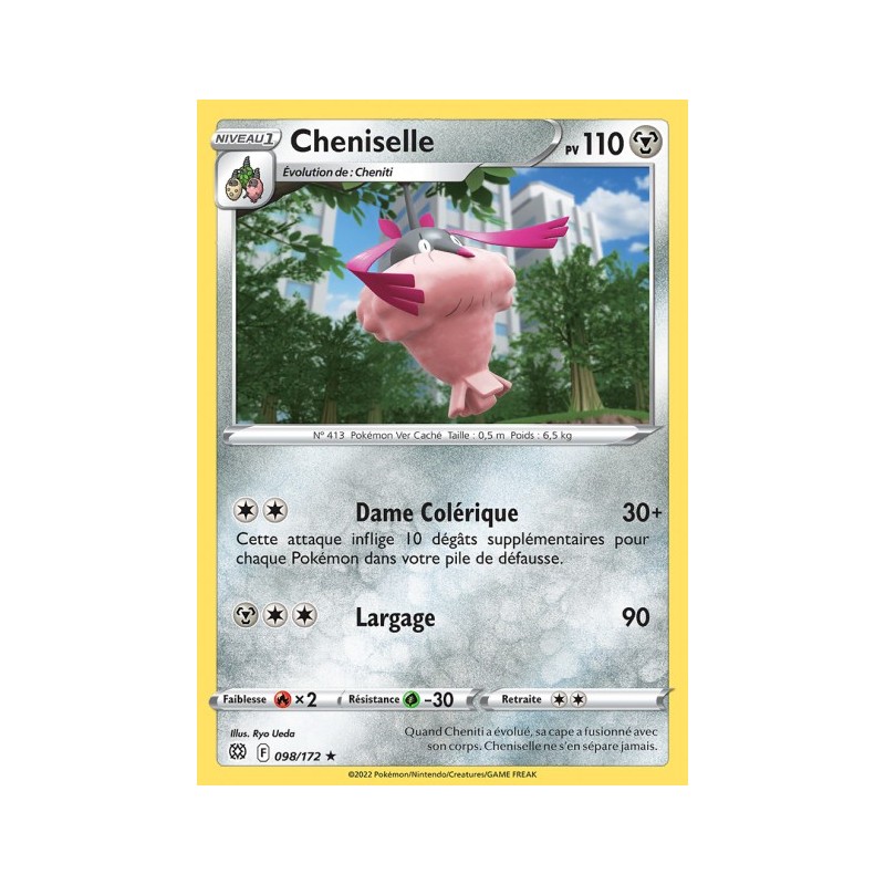 Carte Pokémon EB09 098/172 Cheniselle RARE