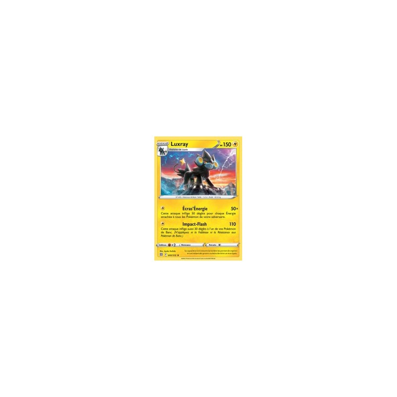 Carte Pokémon EB09 051/172 Luxray RARE