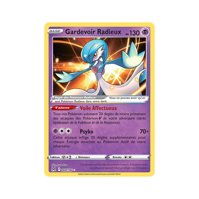 Carte Pokémon EB11 069/196 Gardevoir Radieux