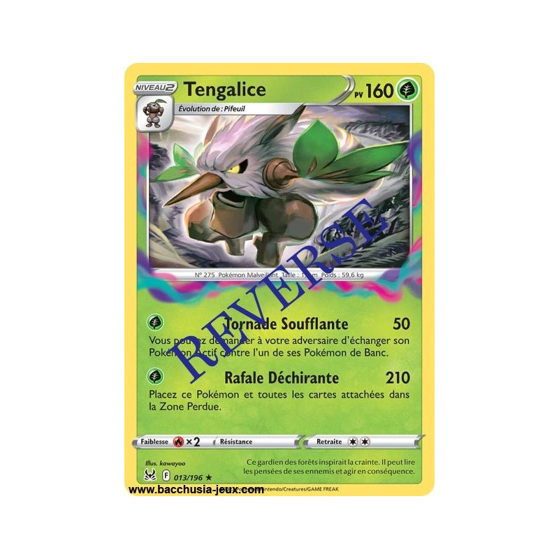 Carte Pokémon EB11 013/196 Tengalice Holo Reverse