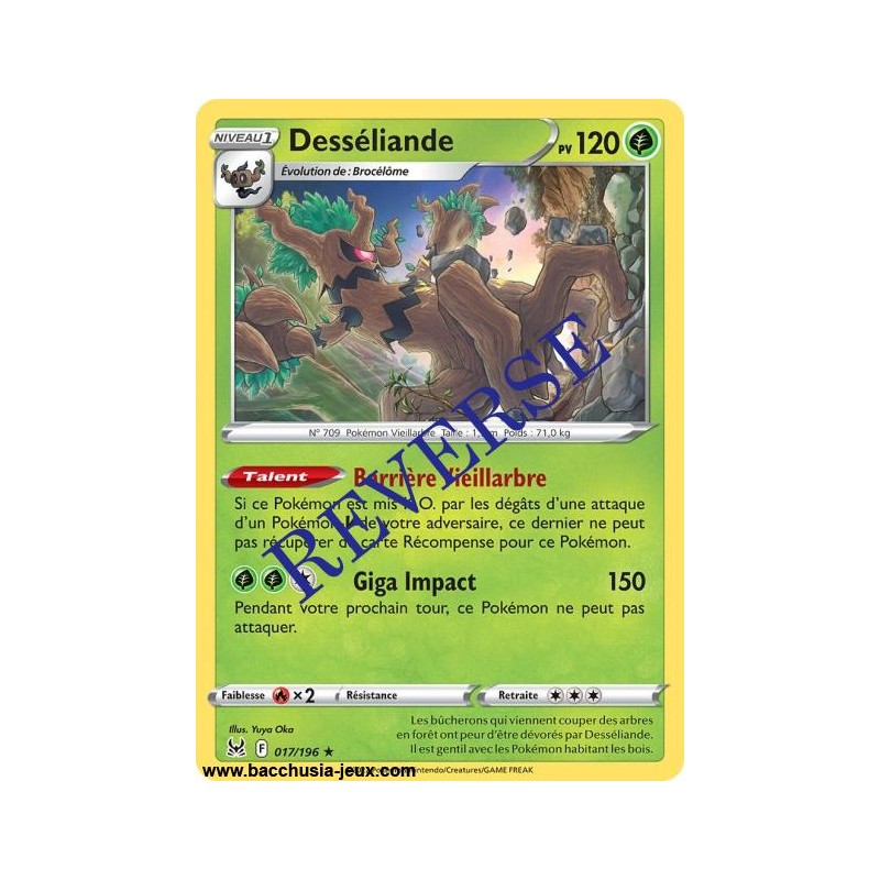 Carte Pokémon EB11 017/196 Desséliande Holo Reverse