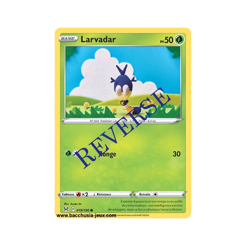 Carte Pokémon EB11 018/196 Larvadar Reverse
