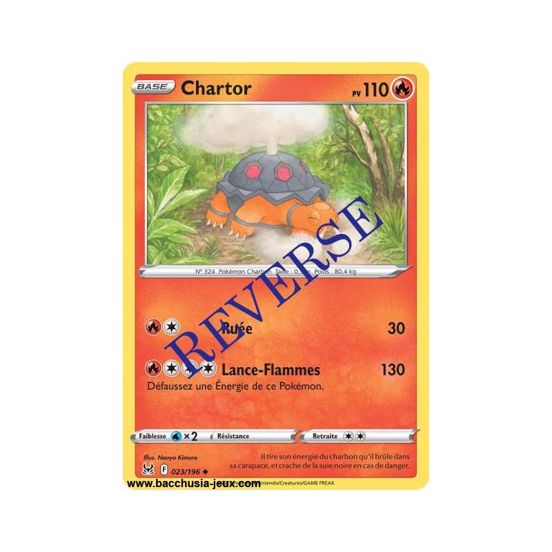 Carte Pokémon EB11 023/196 Chartor Reverse