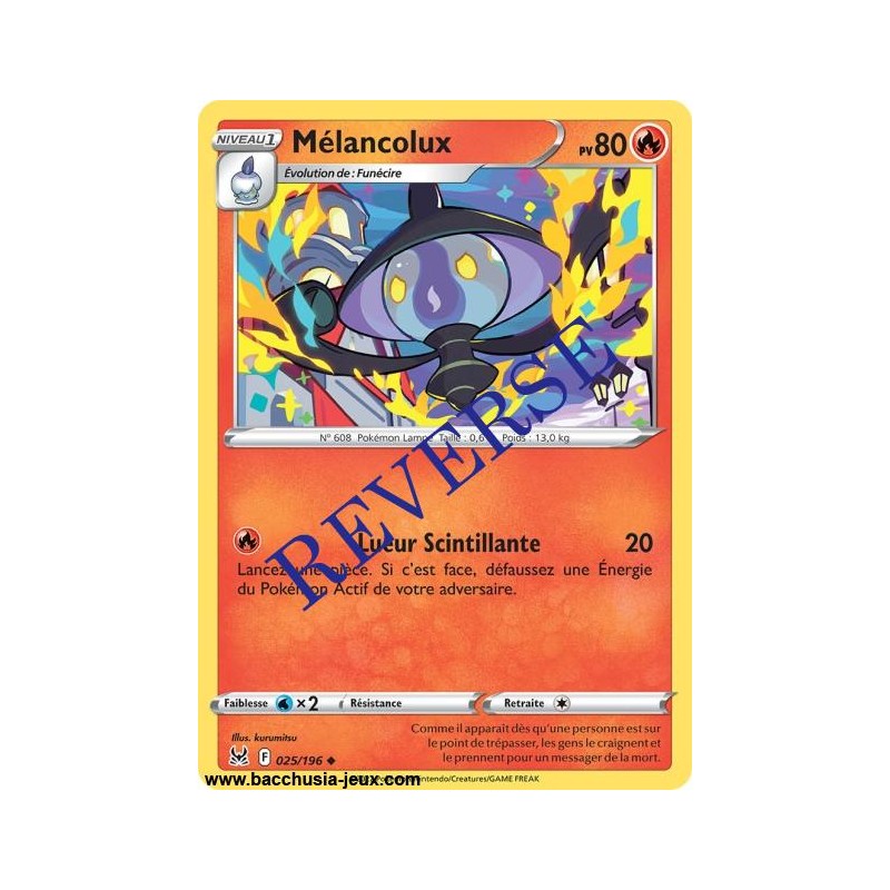 Carte Pokémon EB11 025/196 Mélancolux Reverse