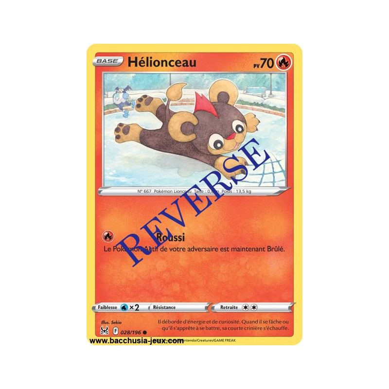 Carte Pokémon EB11 028/196 Hélionceau Reverse