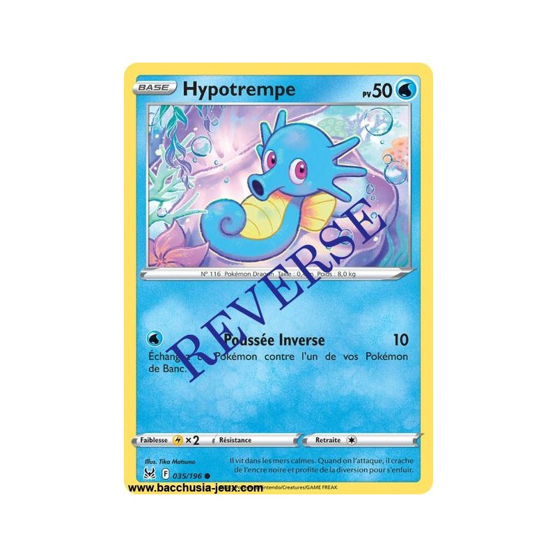 Carte Pokémon EB11 035/196 Hypotrempe Reverse