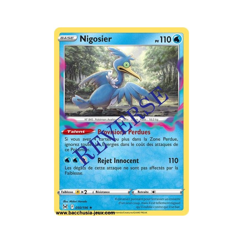 Carte Pokémon EB11 050/196 Nigosier RARE Reverse