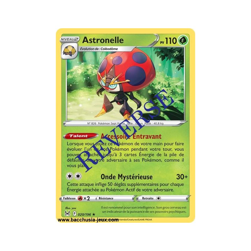 Carte Pokémon EB11 020/196 Astronelle Holo Reverse