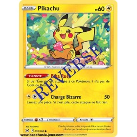 Carte Pokémon EB11 052/196 Pikachu Reverse