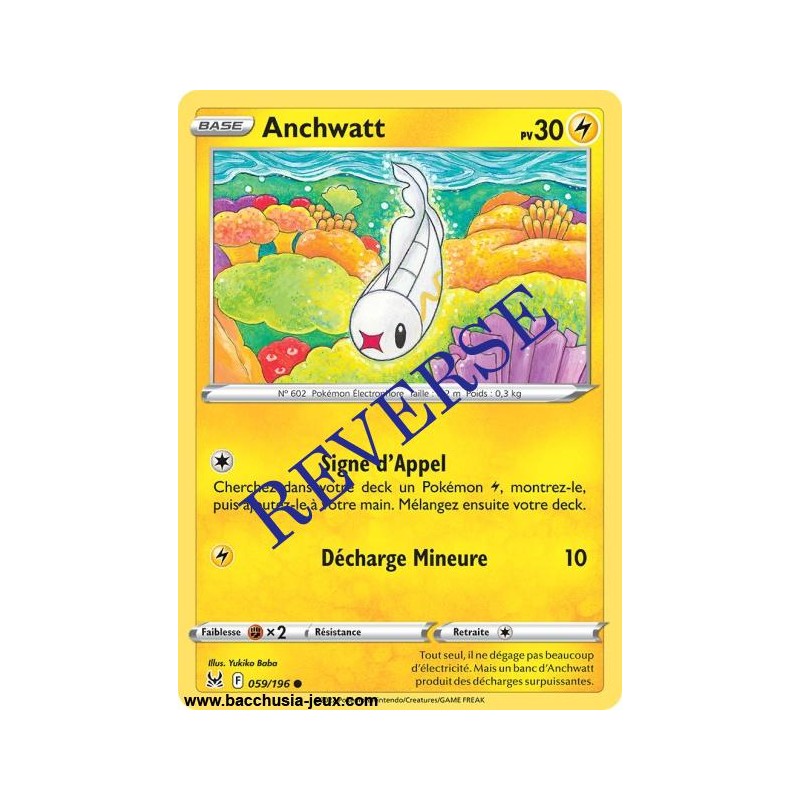 Carte Pokémon EB11 059/196 Anchwatt Reverse