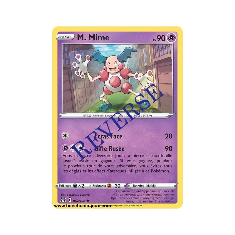 Carte Pokémon EB11 067/196 M. Mime Rare Reverse