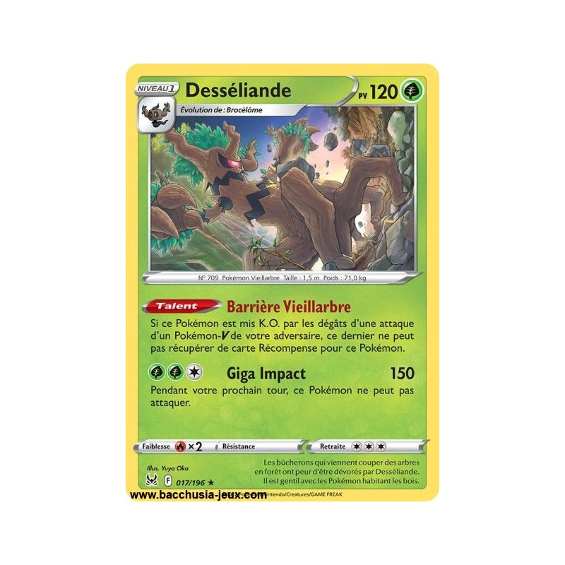 Carte Pokémon EB11 017/196 Desséliande Holo