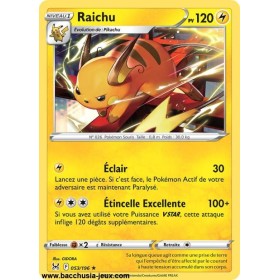 Carte Pokémon EB11 053/196 Raichu RARE