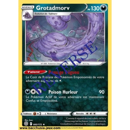 Lotto Di 2 Carte Pokemon Muk 085/172 - Brilliant Stars, Evolution, Tipo Buio, Possibili Fogli