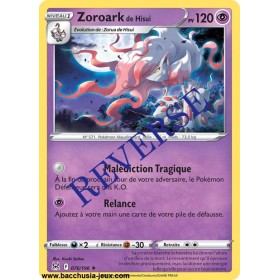 Carte Pokémon EB11 076/196 Zoroark de Hisui RARE Reverse