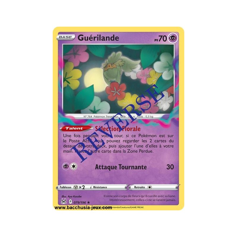 Carte Pokémon EB11 079/196 Guérilande RARE Reverse