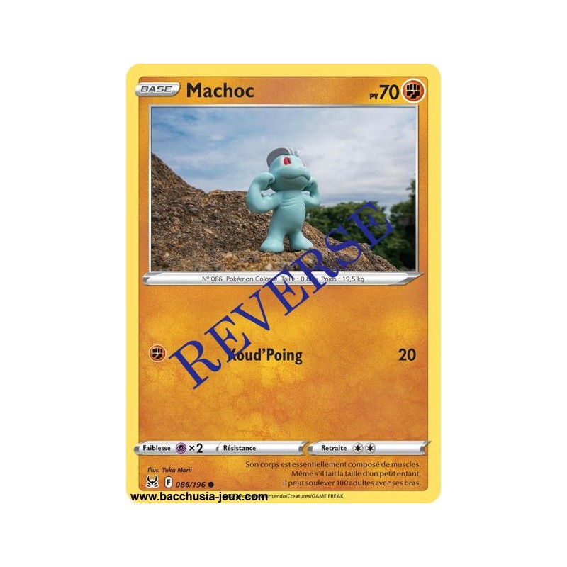 Carte Pokémon EB11 086/196 Machoc Reverse