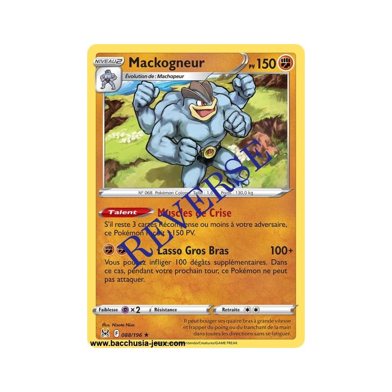 Carte Pokémon EB11 088/196 Mackogneur HOLO Reverse