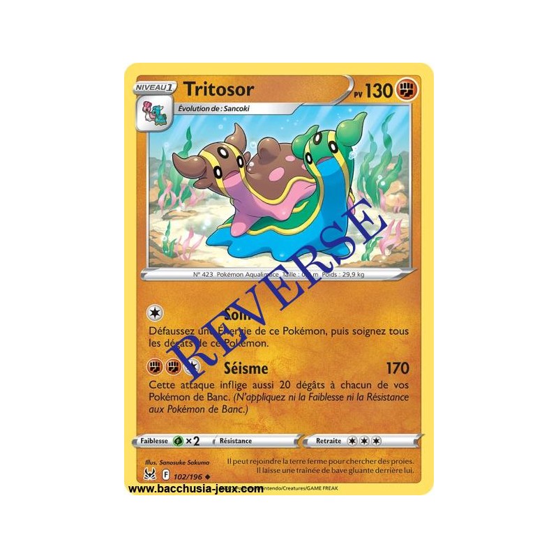Carte Pokémon EB11 102/196 Tritosor Reverse
