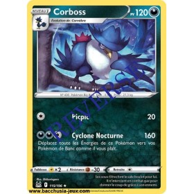 Carte Pokémon EB11 115/196 Corboss RARE Reverse