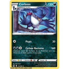 Carte Pokémon EB11 115/196 Corboss RARE