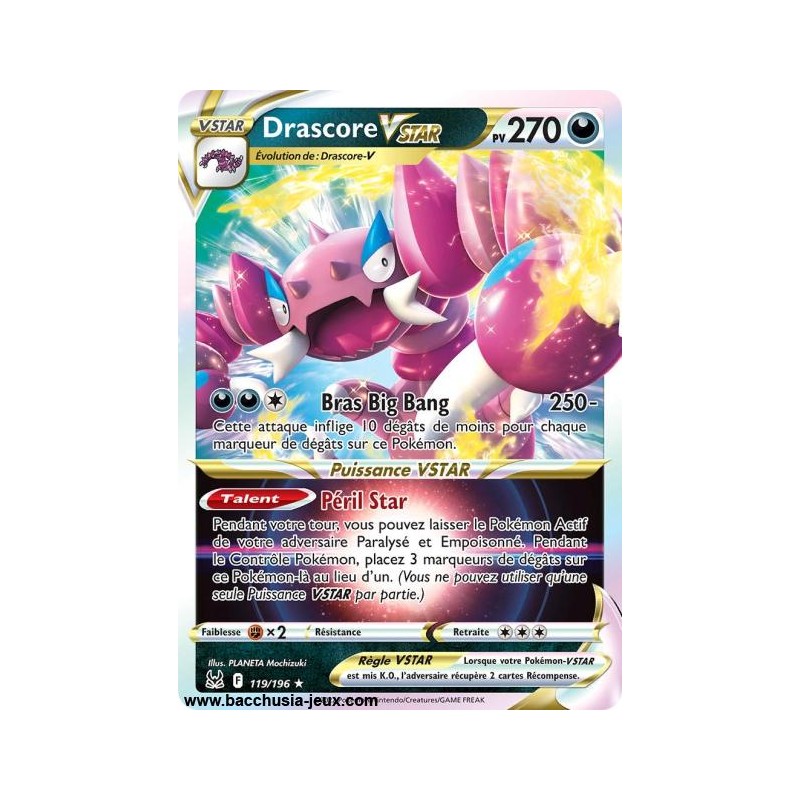 Carte Pokémon EB11 119/196 Drascore V Star