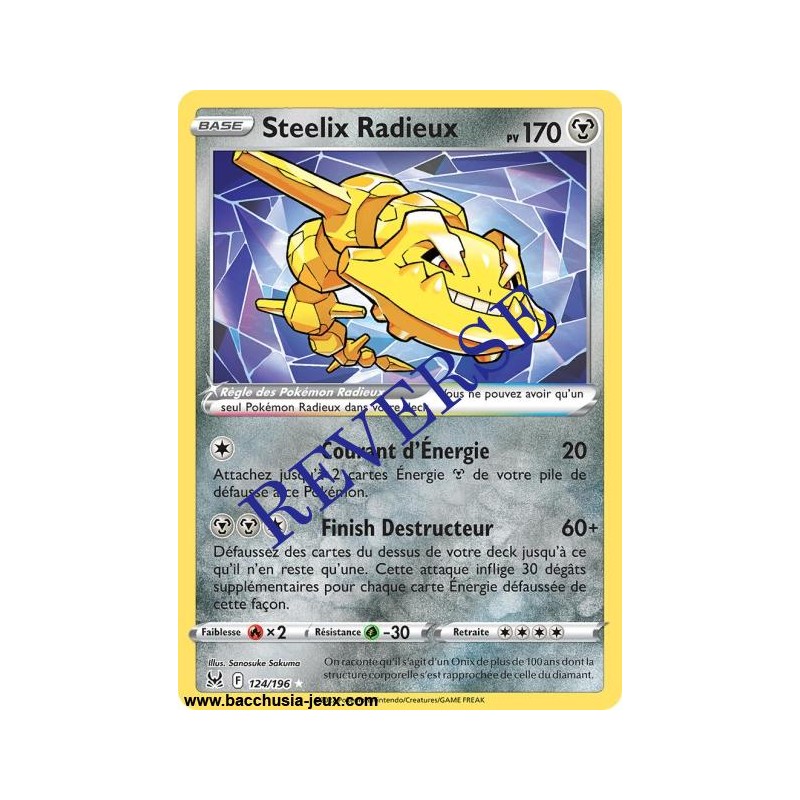 Carte Pokémon EB11 EB11 124/196 Steelix Radieux