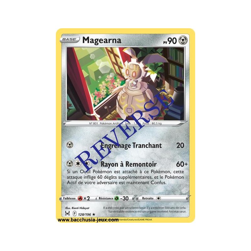 Carte Pokémon EB11 128/196 Magearna RARE Reverse