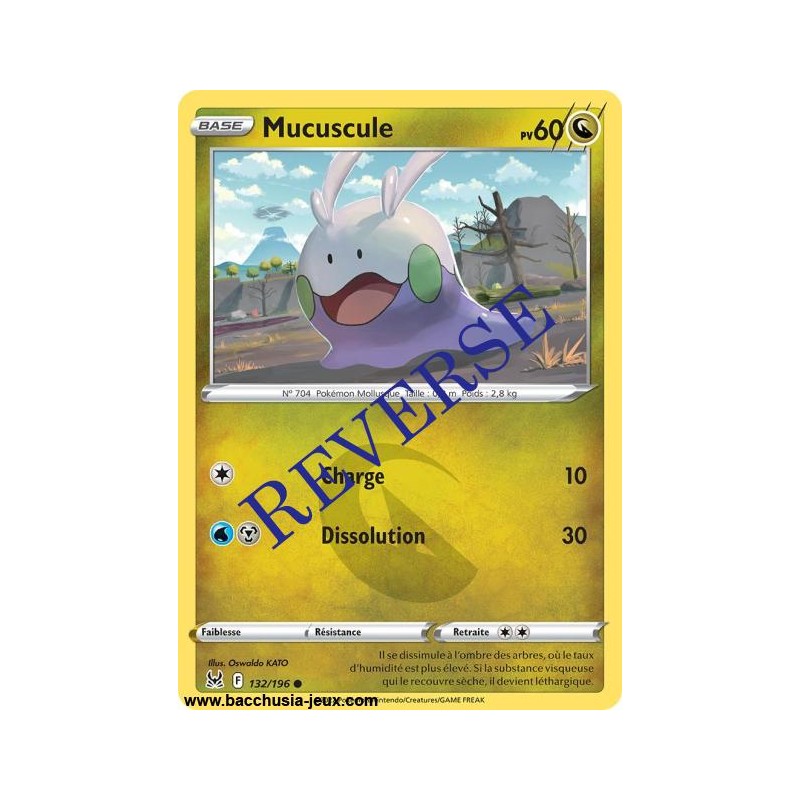 Carte Pokémon EB11 132/196 Mucuscule Reverse