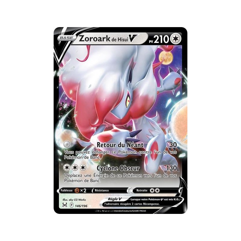 Carte Pokémon EB11 146/196 Zoroark de Hisui V