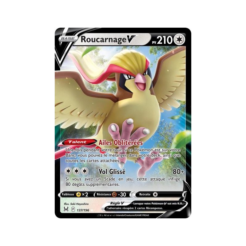 Carte Pokémon EB11 137/196 Roucarnage V