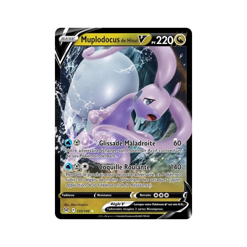 Carte Pokémon EB11 135/196 Muplodocus de Hisui V