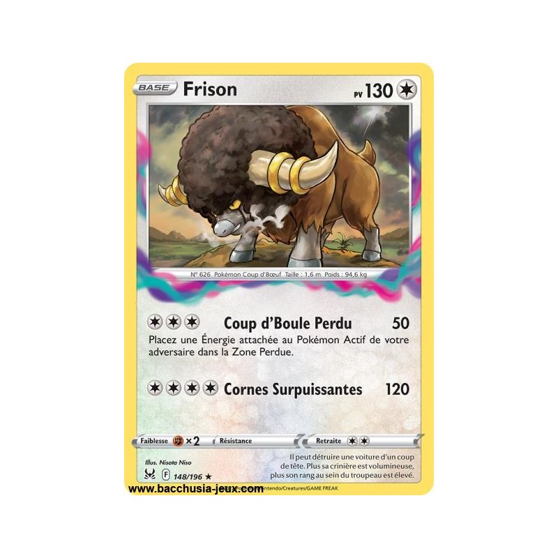 Carte Pokémon EB11 148/196 Frison Rare