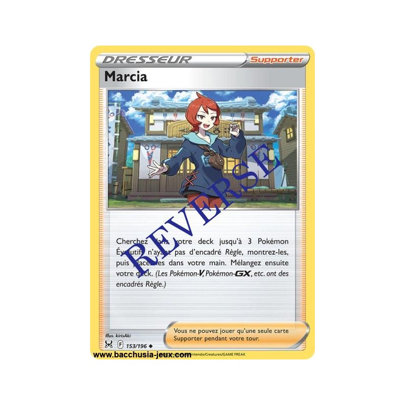 Carte Pokémon EB11 153/196 Marcia Reverse