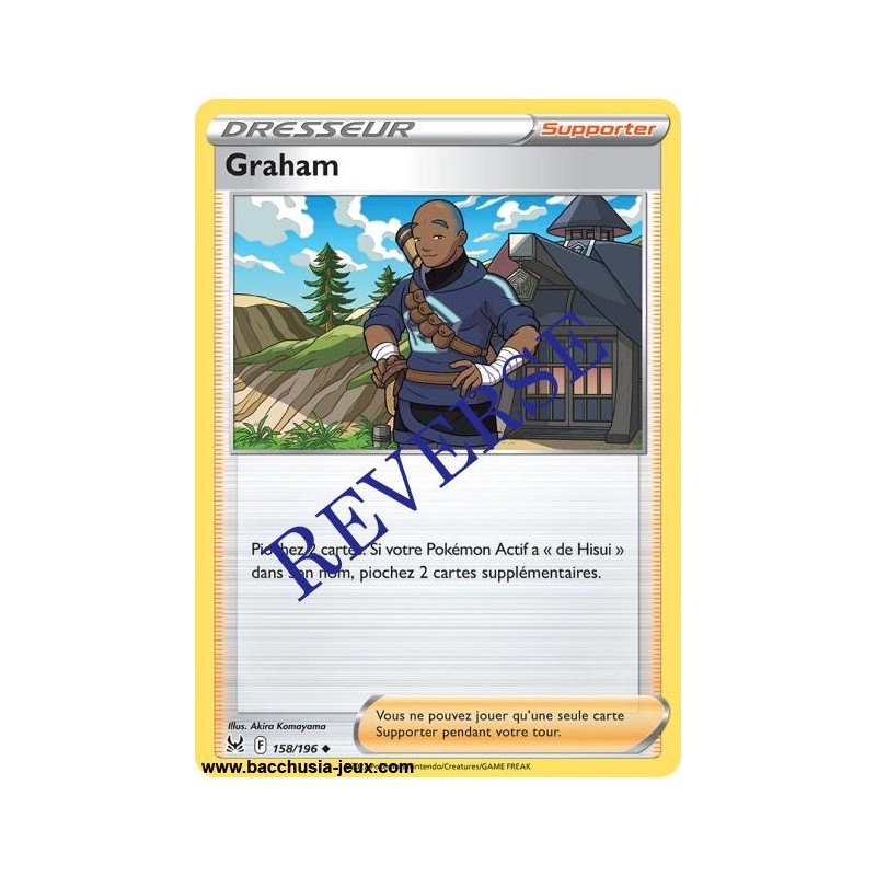 Carte Pokémon EB11 158/196 Graham Reverse