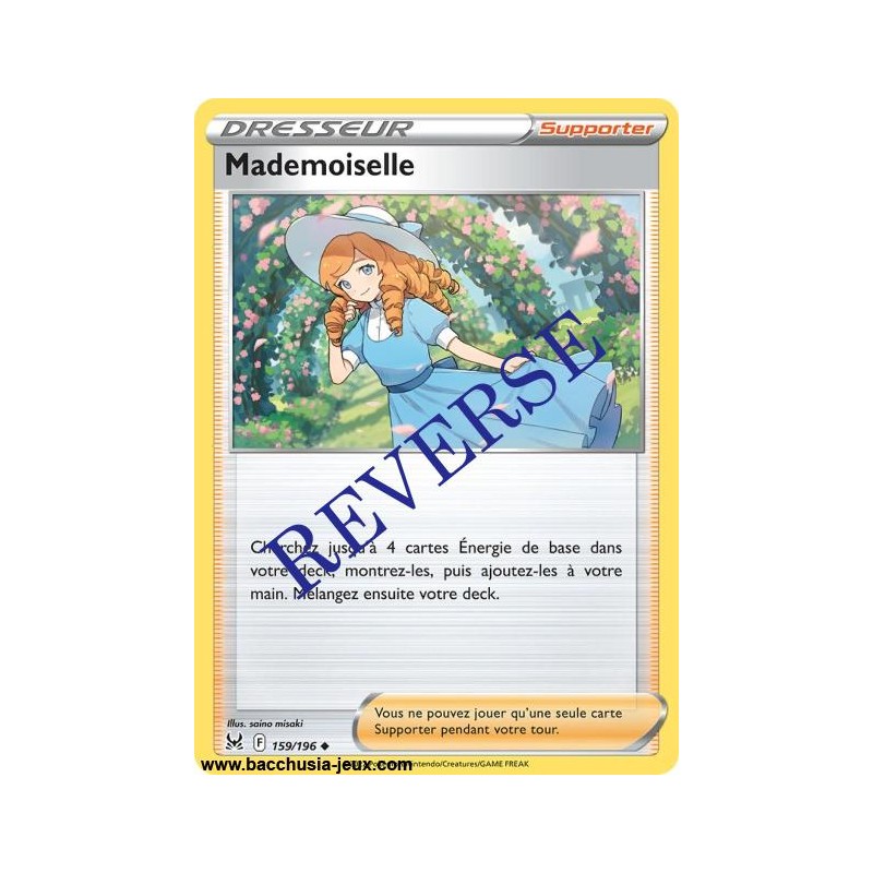 Carte Pokémon EB11 159/196 Mademoiselle Reverse
