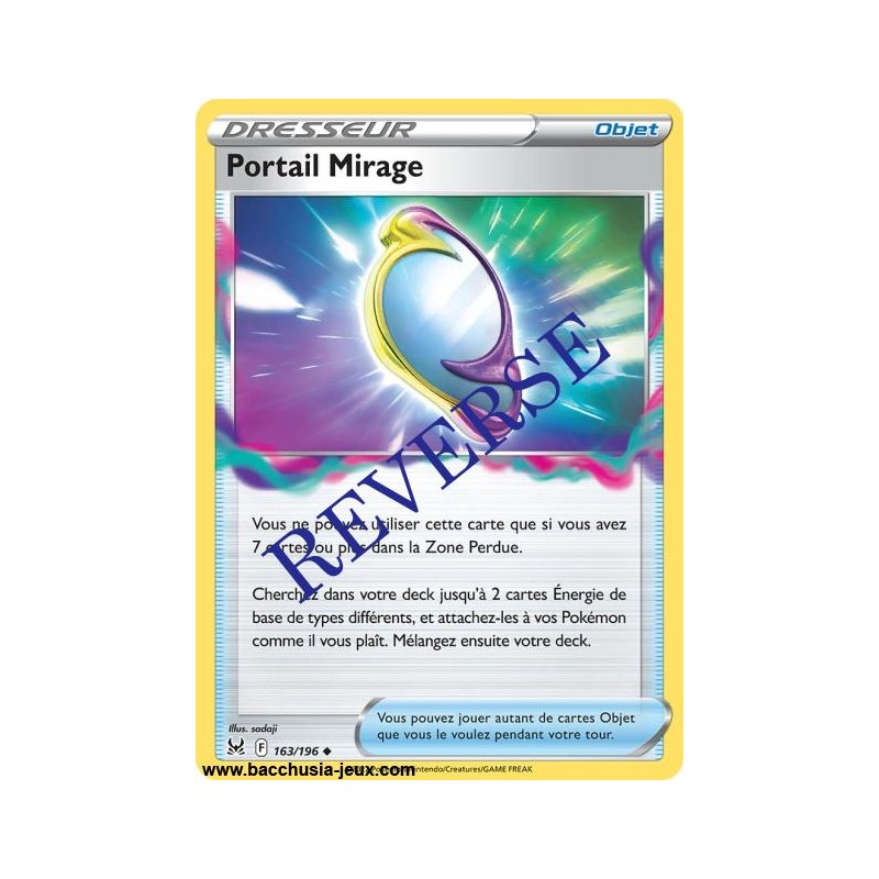 Carte Pokémon EB11 163/196 Portail Mirage Reverse