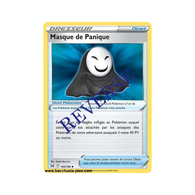 Carte Pokémon EB11 165/196 Masque de Panique Reverse