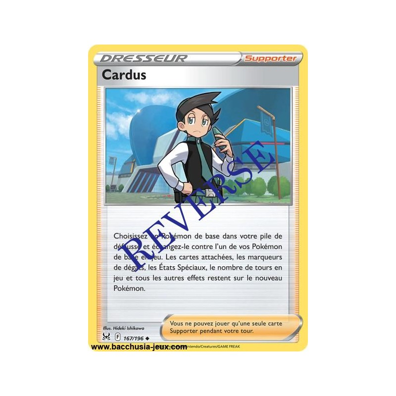 Carte Pokémon EB11 167/196 Cardus Reverse