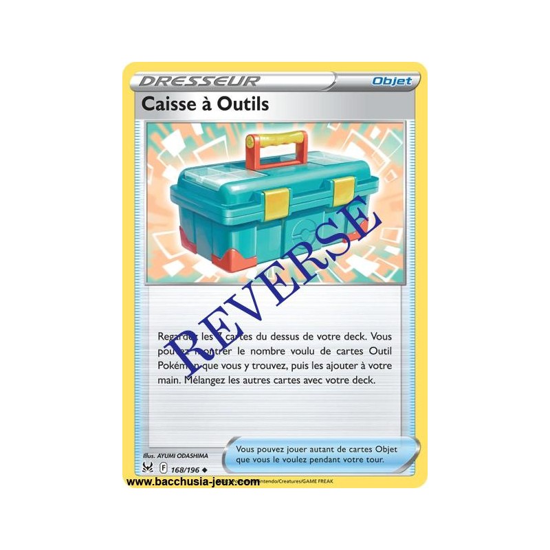 Carte Pokémon EB11 168/196 Caisse à Outils Reverse