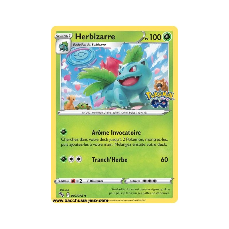 Carte Pokémon EB10.5 002/078 Herbizarre