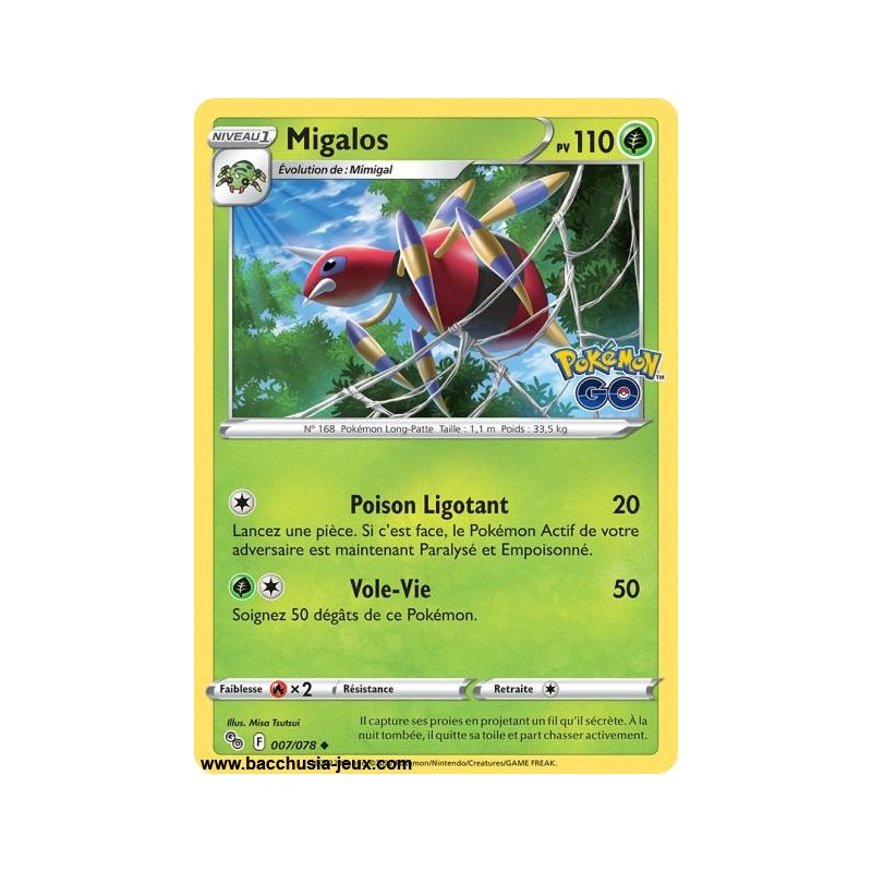 Carte Pokémon EB10.5 001/078 Migalos