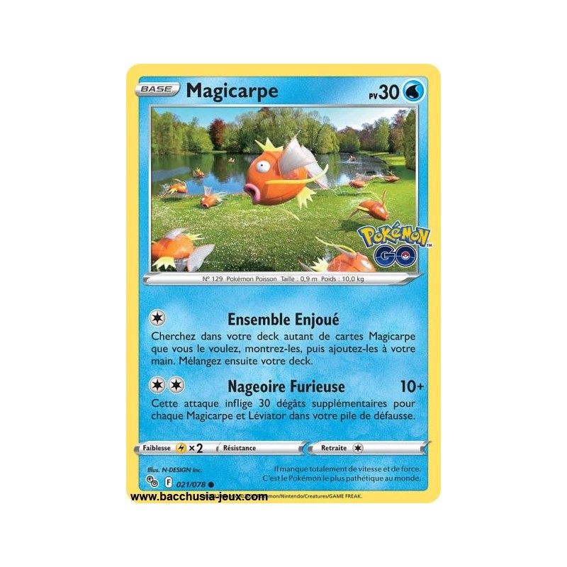 Carte Pokémon EB10.5 021/078 Magicarpe