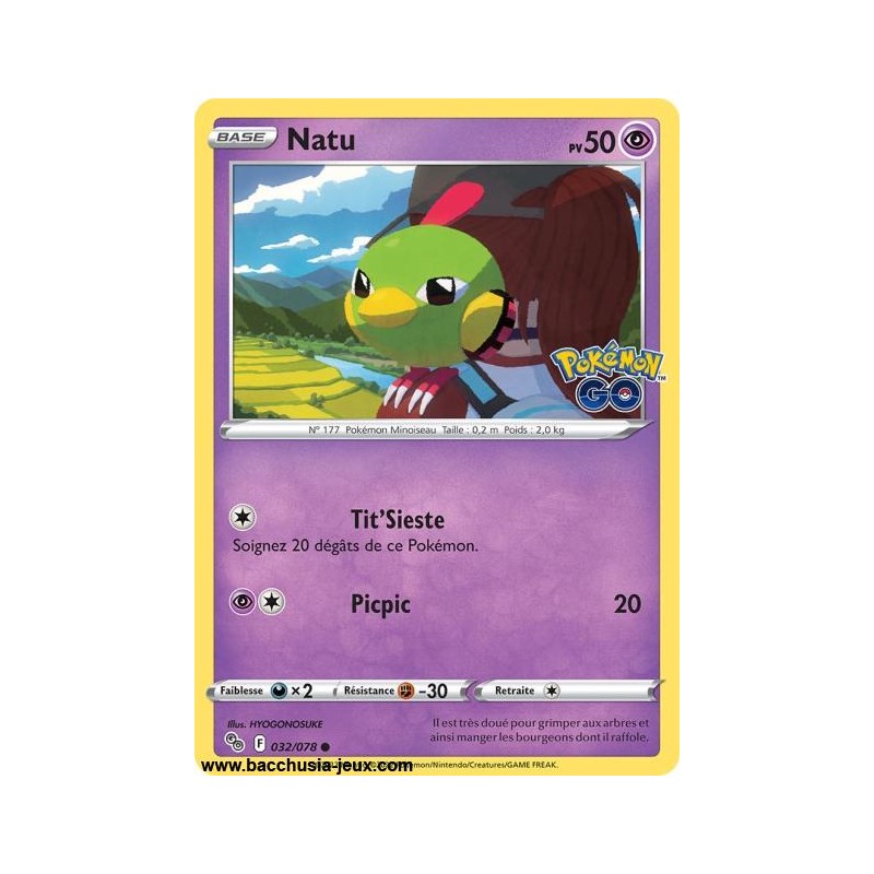 Carte Pokémon EB10.5 032/078 Natu