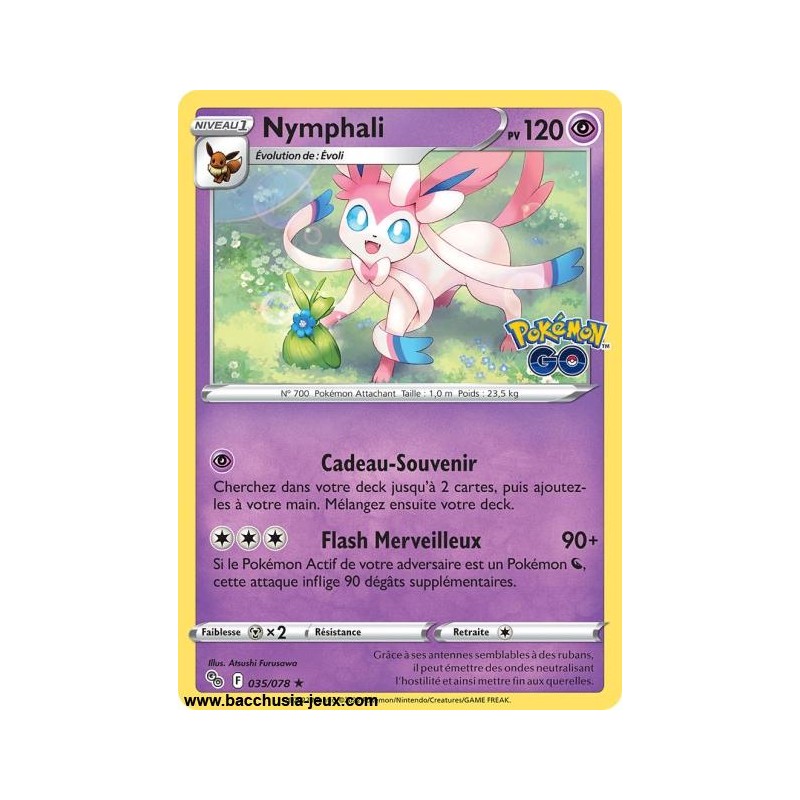 Carte Pokémon EB10.5 035/078 Nymphali HOLO