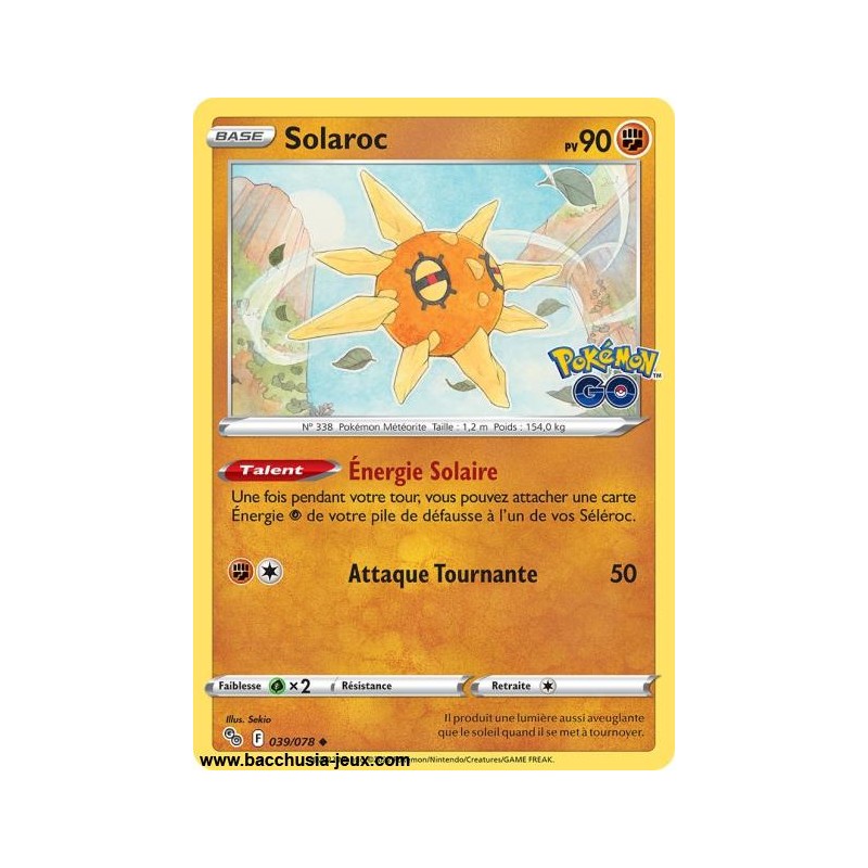 Carte Pokémon EB10.5 039/078 Solaroc