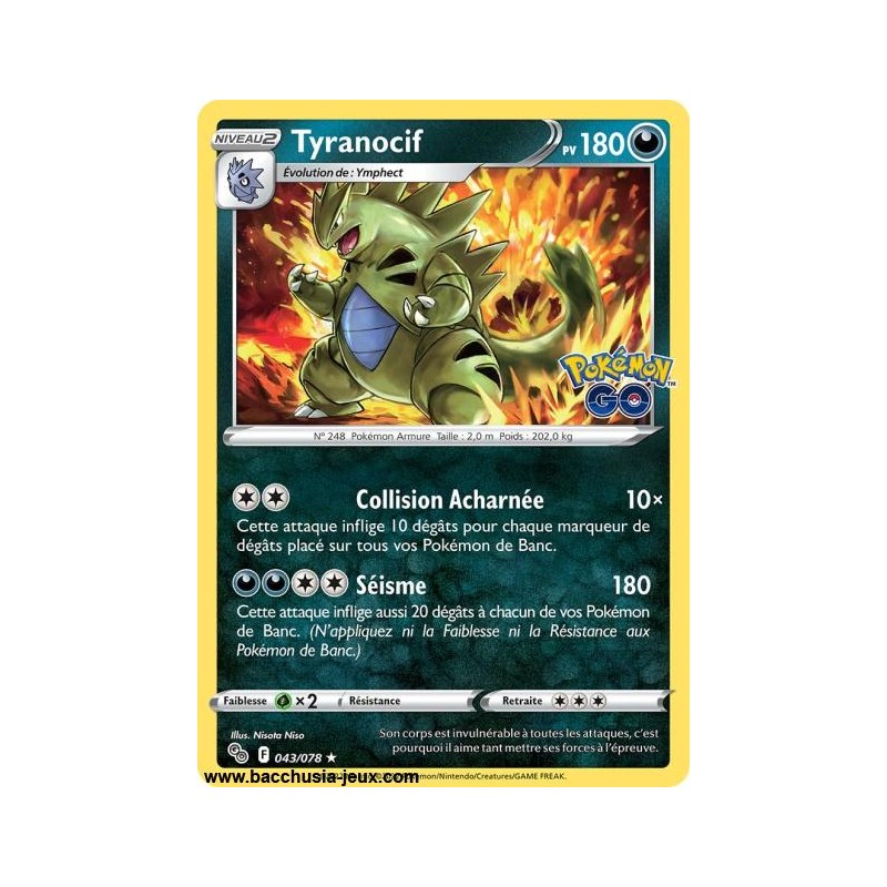 Carte Pokémon EB10.5 043/078 Tyranocif HOLO