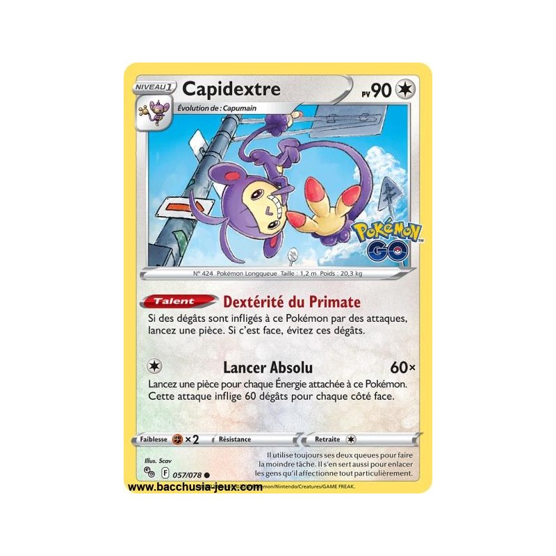 Carte Pokémon EB10.5 057/078 Capidextre