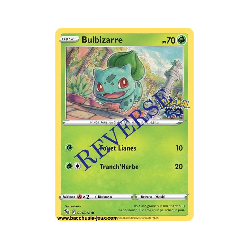 Carte Pokémon EB10.5 001/078 Bulbizarre Reverse