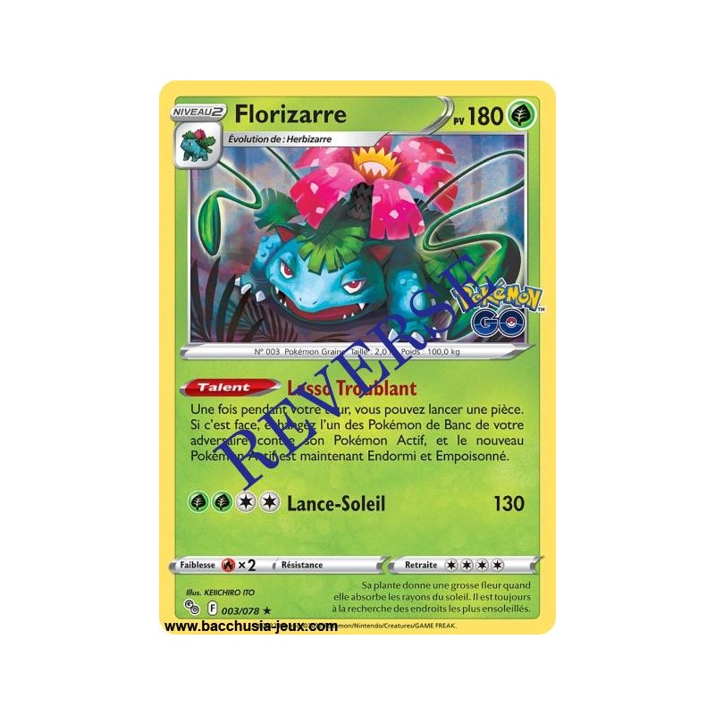 Carte Pokémon EB10.5 003/078 Florizarre HOLO Reverse